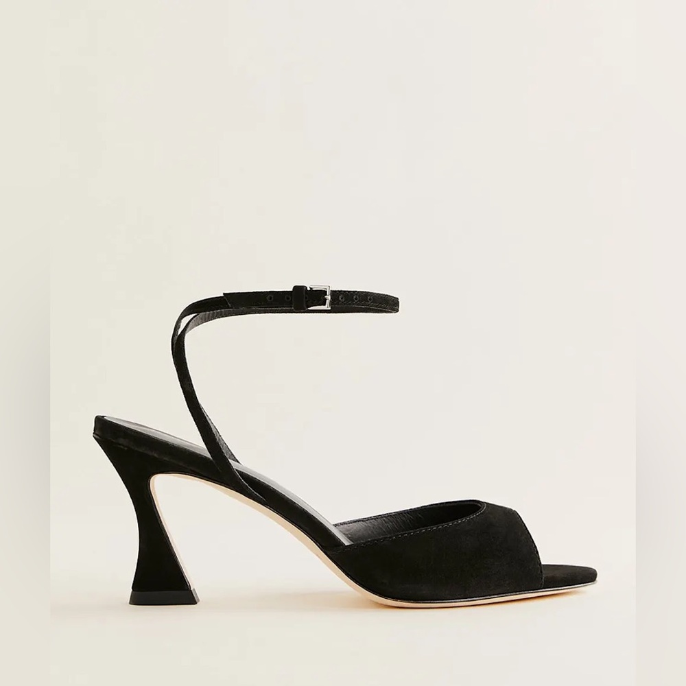 Reformation Black Noa Heeled Sandals